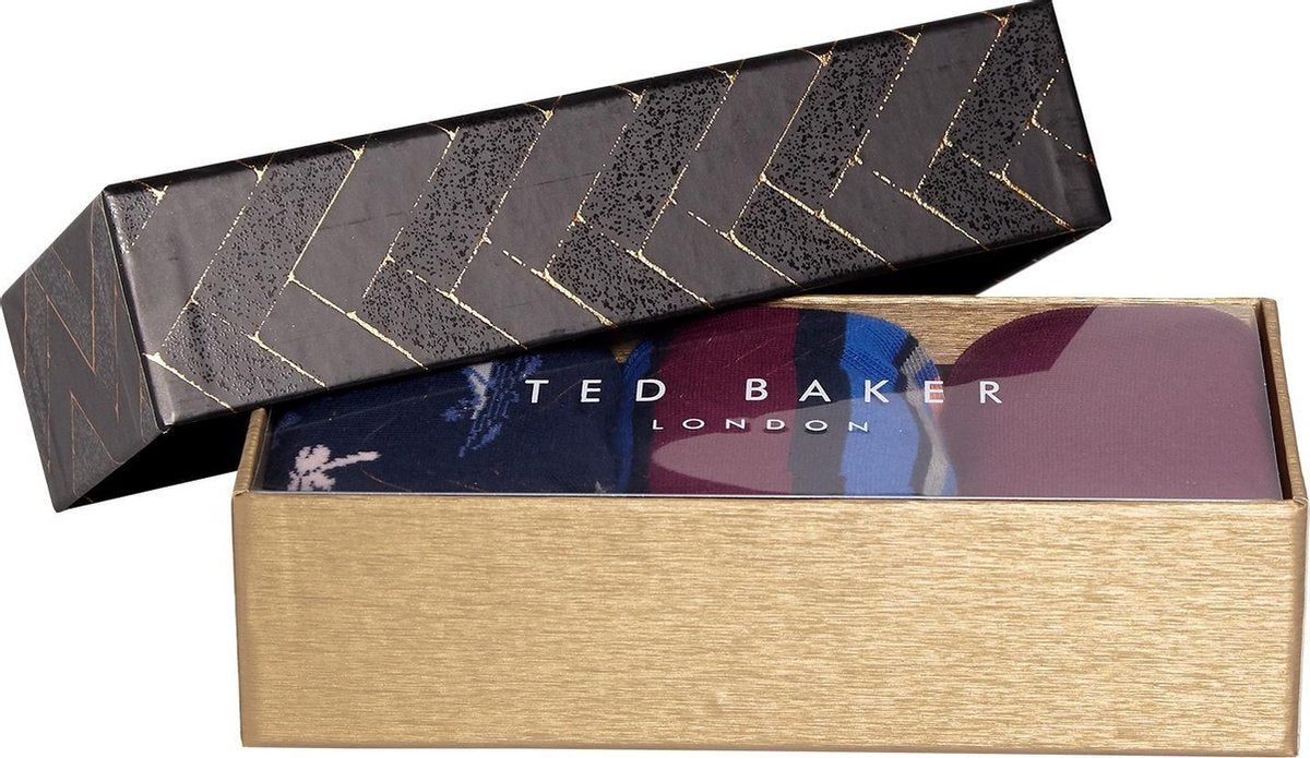 Ted Baker Sokken - 3 Pack - Paars