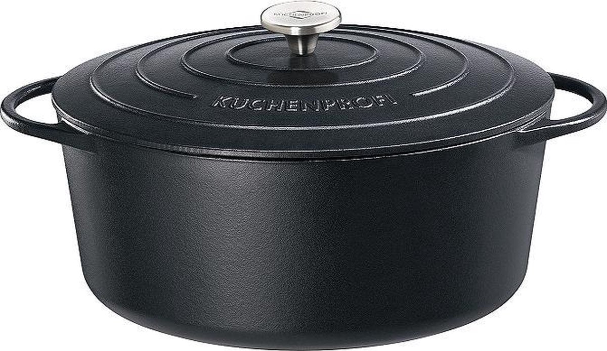 Küchenprofi Provence 35cm ovaal zwart