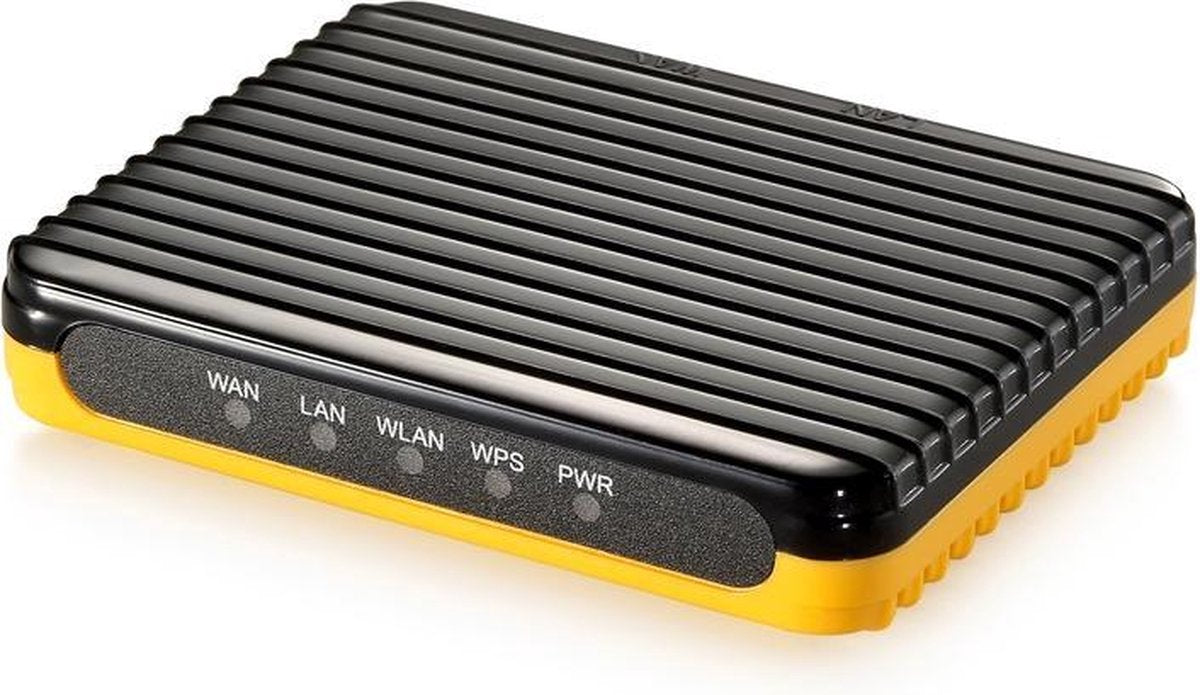 LevelOne WBR-6802 draadloze router Fast Ethernet Zwart