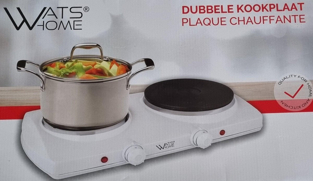 Watshome dubbele kookplaat JB-2016L (15