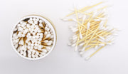 Bamboe Wattenstaafjes | 2 x 200 stuks | 100% Biologisch Afbreekbaar | Oorstokjes | Plastic-vrij | Bamboo Cotton Buds | Biodegradable cotton buds | 2-Pack