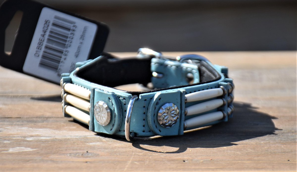 BABY BLUE EAGLE HONDEN HALSBAND 40 X 2.5 CM