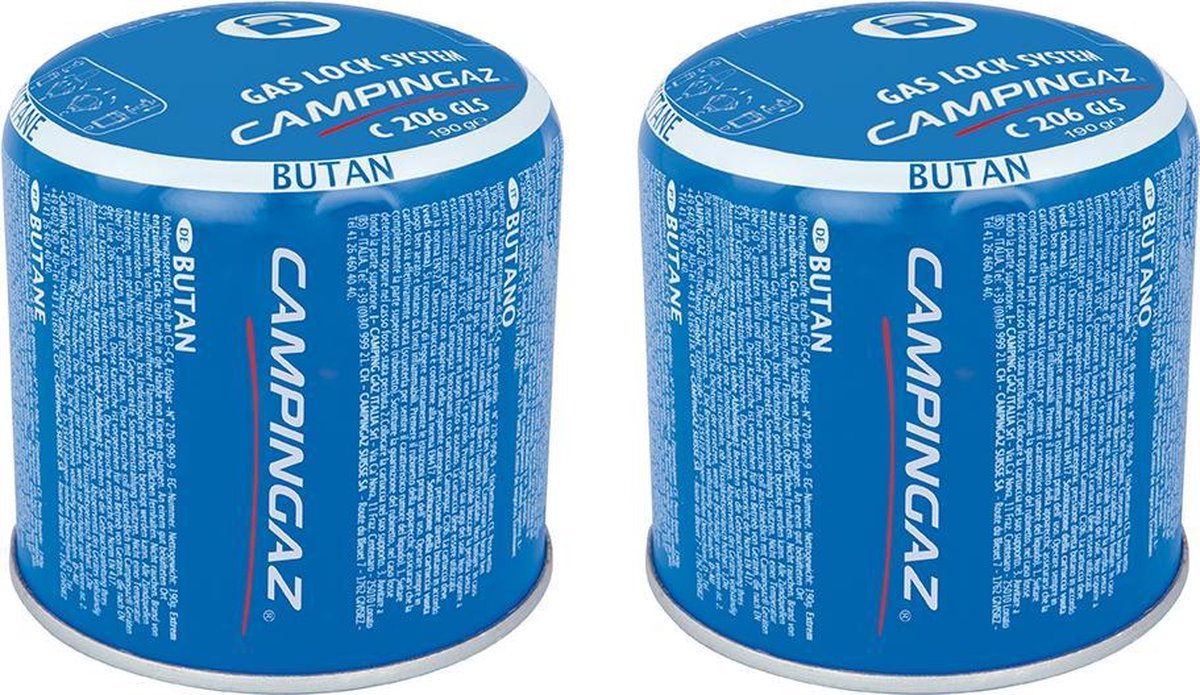 2 X  Campingaz C206 - Prikcartouche
