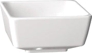 Float vierkante melamine kom wit 25x25cm