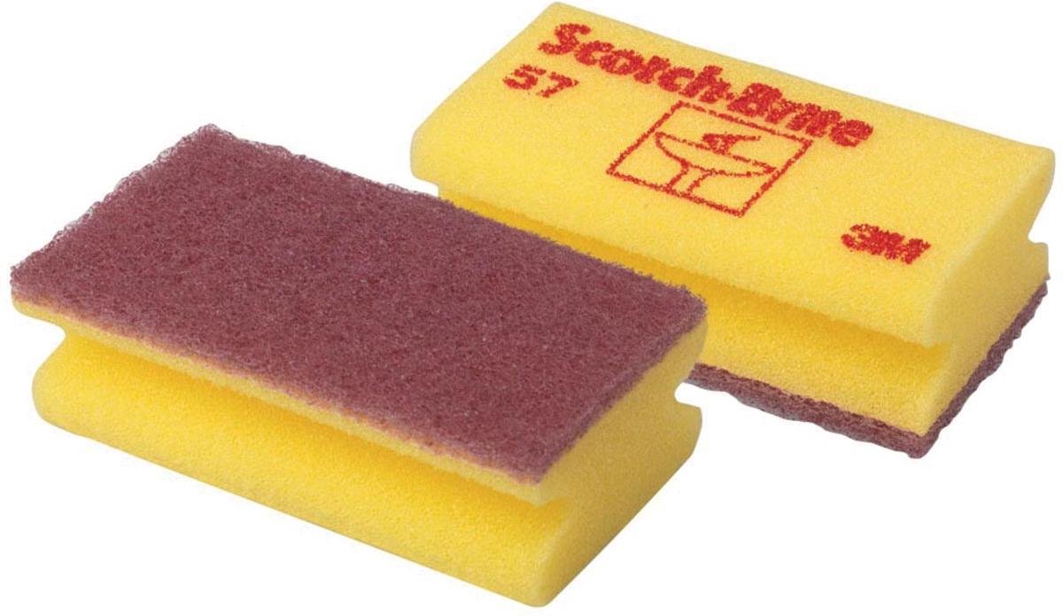 SCHUURSPONS 3M SCOTCH BRITE GEEL