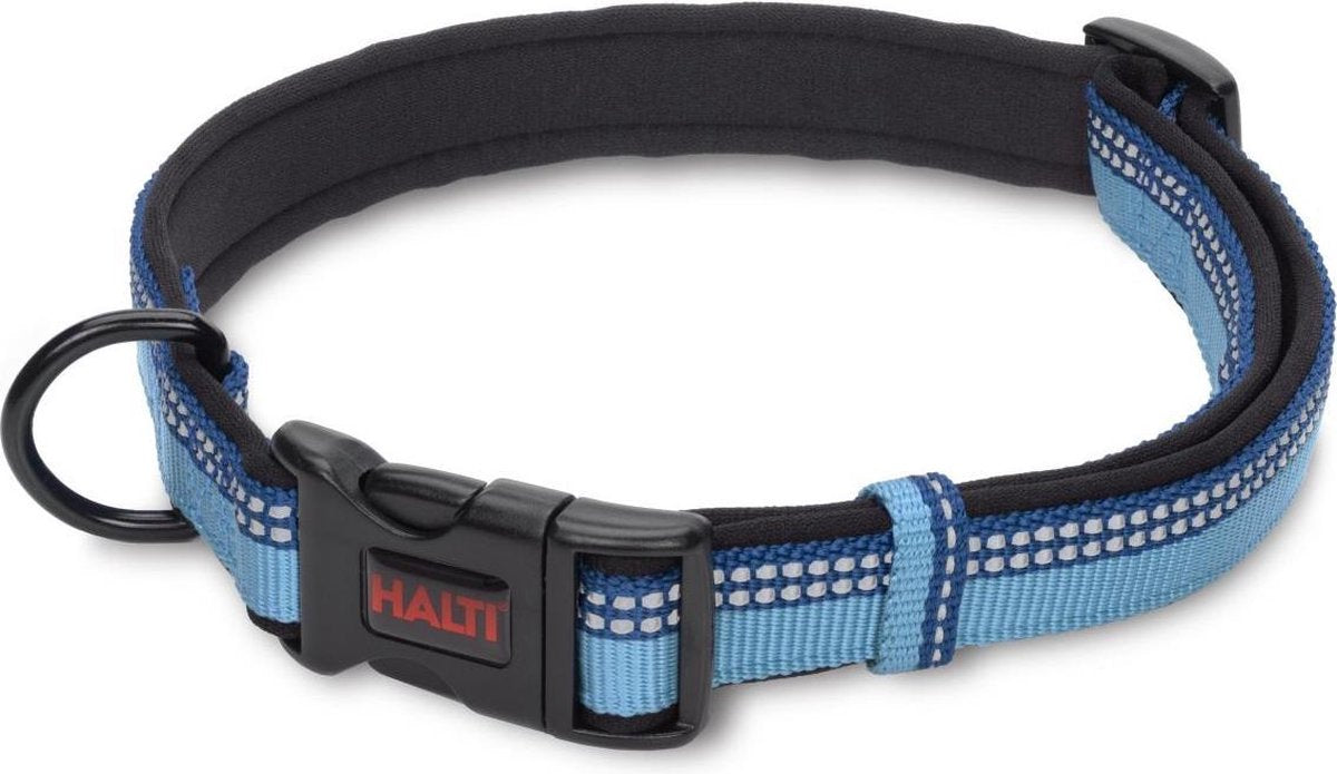 Halti halsband reflecterend blauw L - 45-60 cm