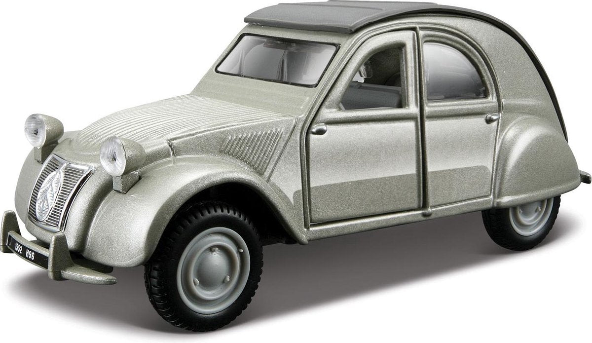 Bburago CITROEN  2 CV 1952 grijs schaalmodel 1:32