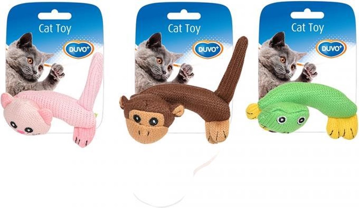 Duvo+ Assortiment dieren body kleur roze 12x10x5
