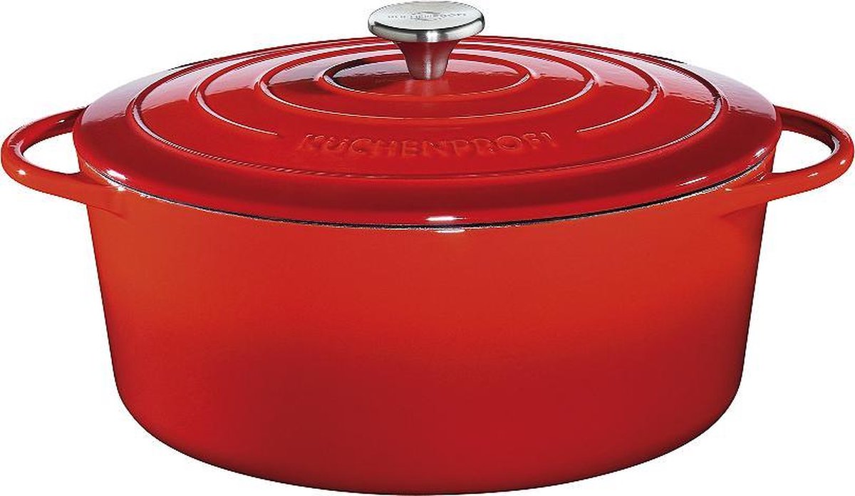 Küchenprofi Provence 33cm ovaal rood
