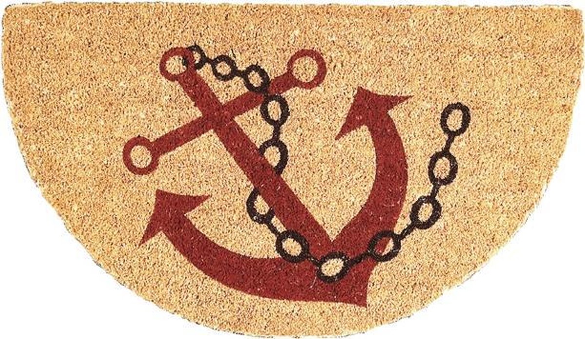 Talamex Vloermat Welcome on Board Mat halfrond 45x75