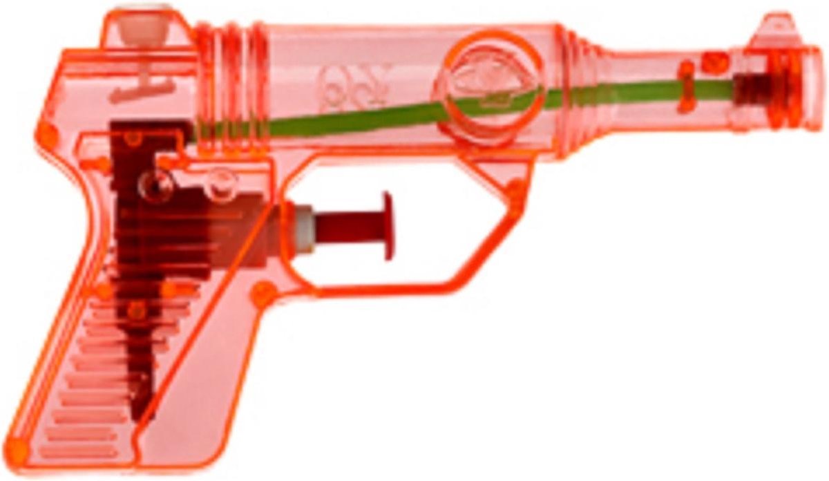 Waterpistool/waterpistolen rood 13 cm