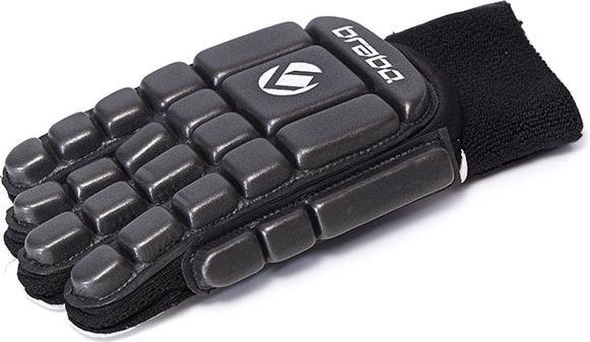 Brabo BP1064 Foam Glove F3 Indoor Sr. - Zaalhockeyhandschoen - Links - Maat XL - Zwart