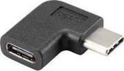 Renkforce USB 3.2 Gen 2 (USB 3.1 Gen 2) Adapter [1x USB-C stekker - 1x USB-C bus] 90° haaks naar rechts