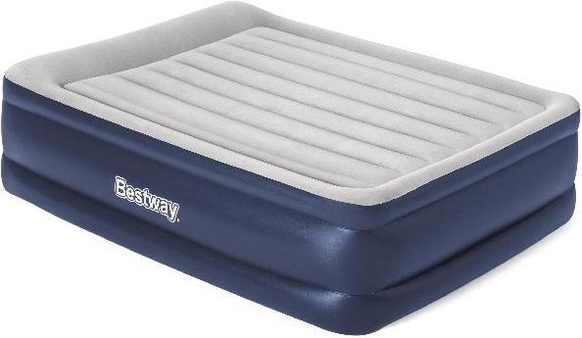 Bestway Tritech luchtbed 56cm queen - luchtbedden - blauw