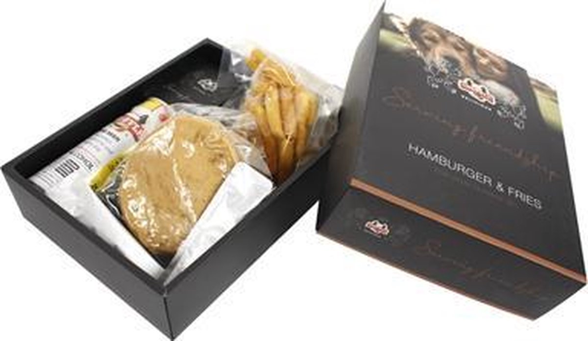 Snuffle hamburger en patat box - 670 gr - 1 stuks