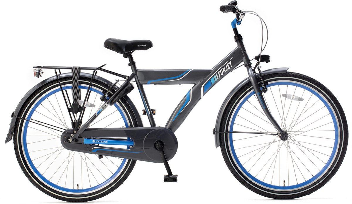 Supersuper Funjet X Kinderfiets - 26 inch - Blauw/Grijs