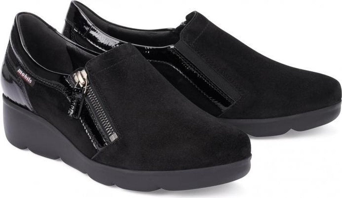 Mephisto Dames Instappers - Zwart - Maat 41