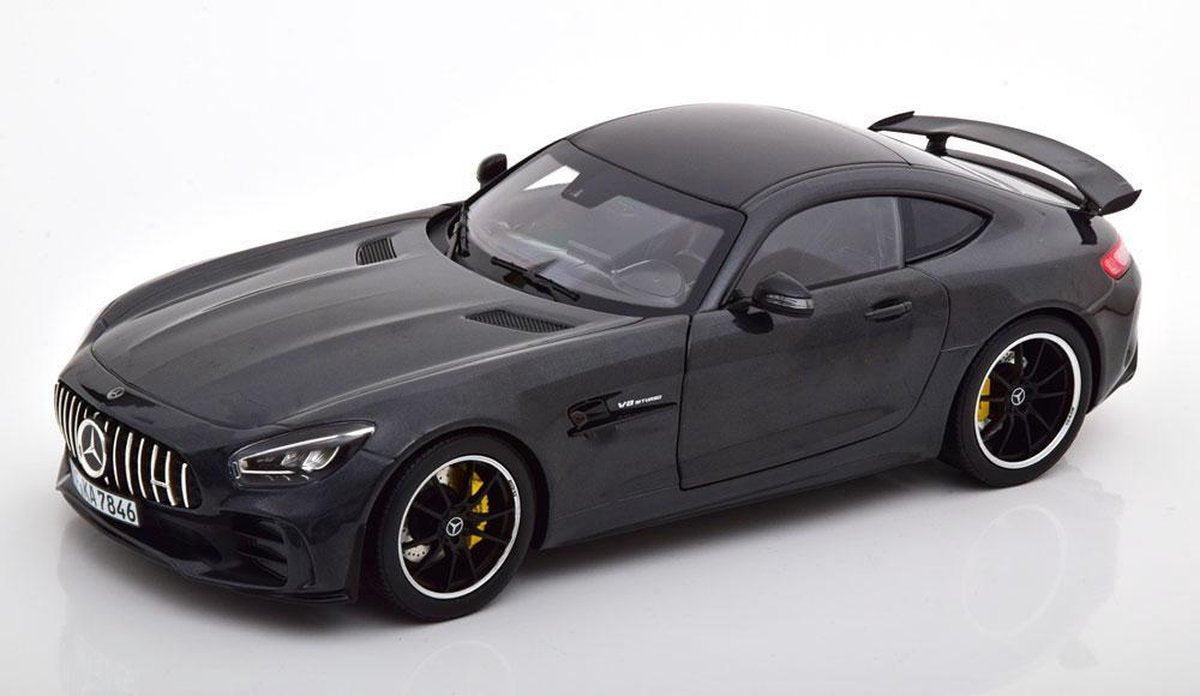 Mercedes-Benz AMG GT-R 2019 Donkergrijs Metallic 1-18 Norev