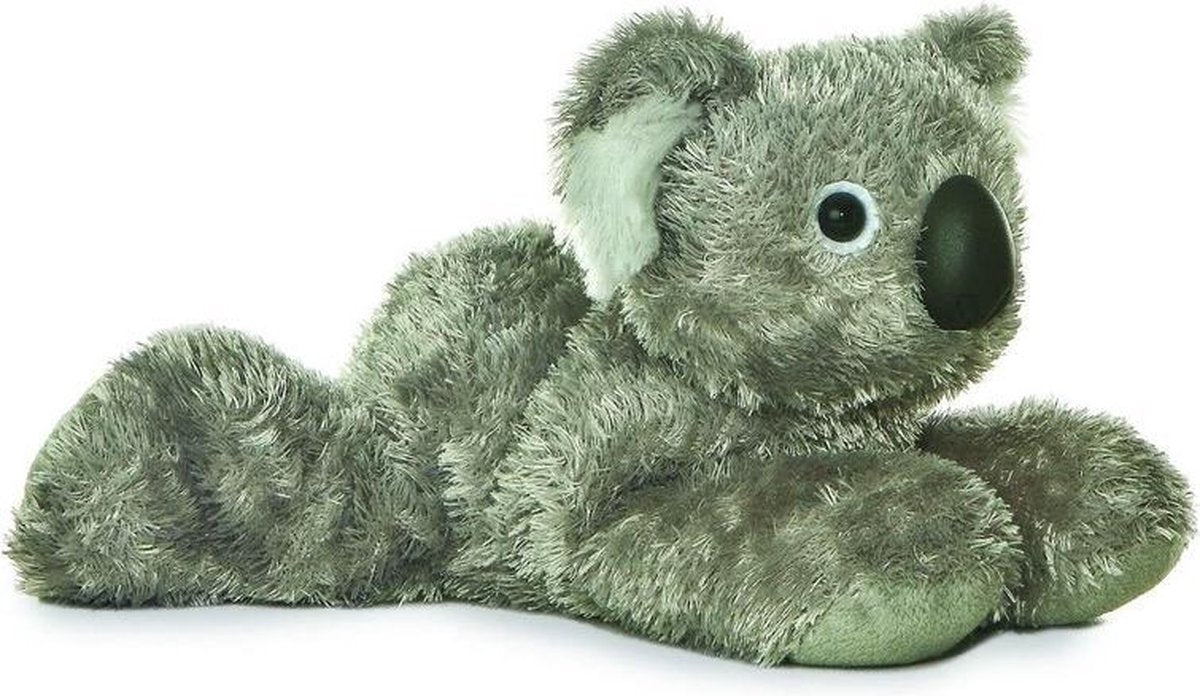 Pluche grijze koala knuffel 20 cm - Koala Australische buideldieren knuffels - Speelgoed voor peuters/kinderen