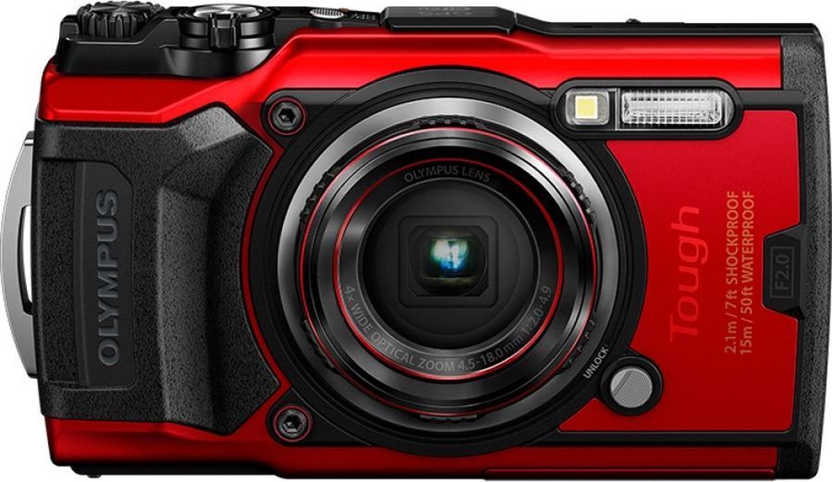 Olympus Tough TG-6 - Rood