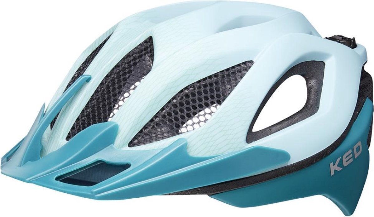 Fietshelm KED Spiri Two M (52-58cm) - lichtblauw / groen