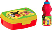 Bing brooddoos (17 cm - 13 cm - 6 cm) + Drinkfles (18 cm hoog - 400 ml)