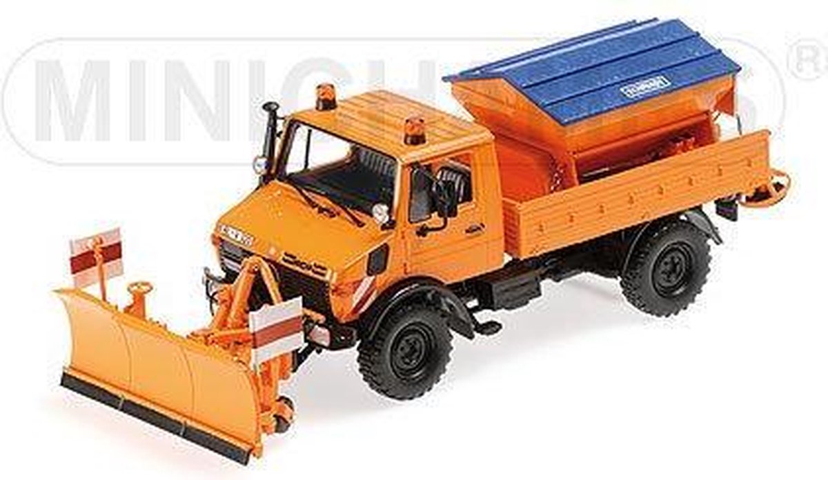 Mercedes-Benz Unimog 1300 L 'Schneepflug' - 1:43 - Minichamps