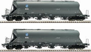 Fleischmann 849002 2-delig Set: stofsilowagon