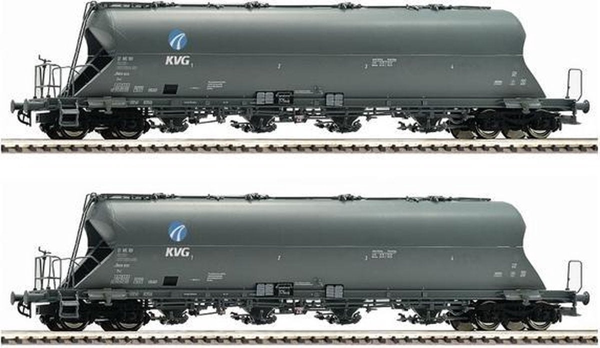 Fleischmann 849002 2-delig Set: stofsilowagon
