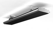 Donkerstraler Hot Top van aluminium met 1800W en dimmer - Wand of plafond montage 9818D