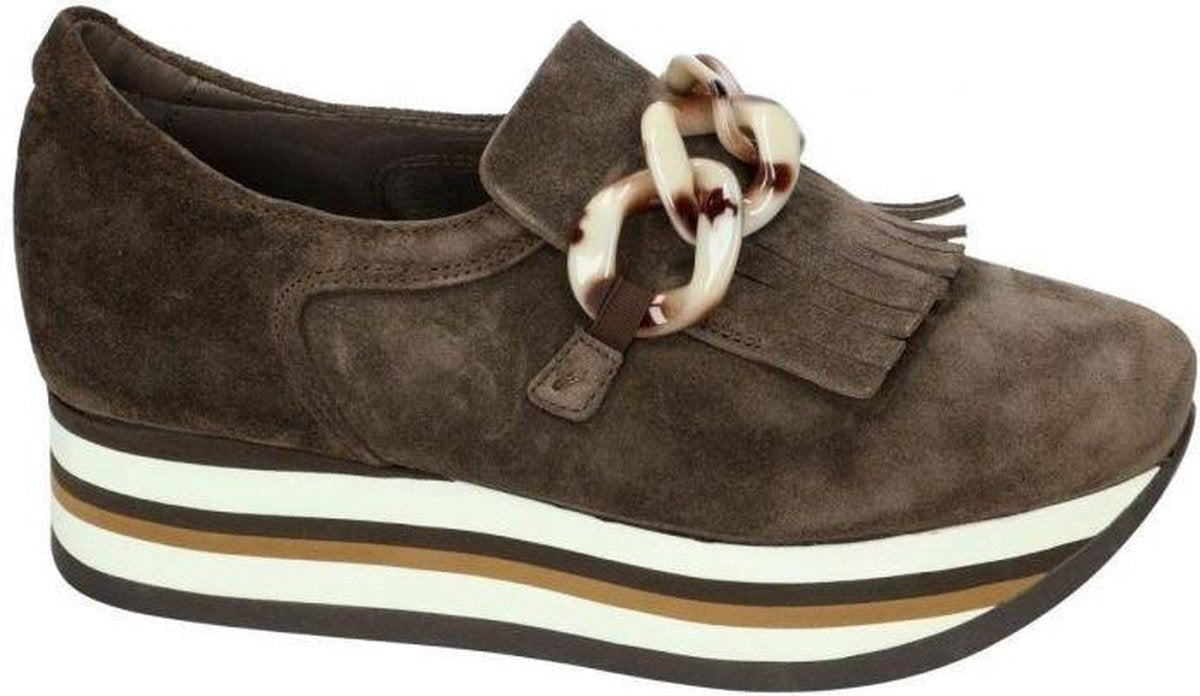 Softwaves -Dames -  bruin donker - ballerina's & mocassins - maat 40½