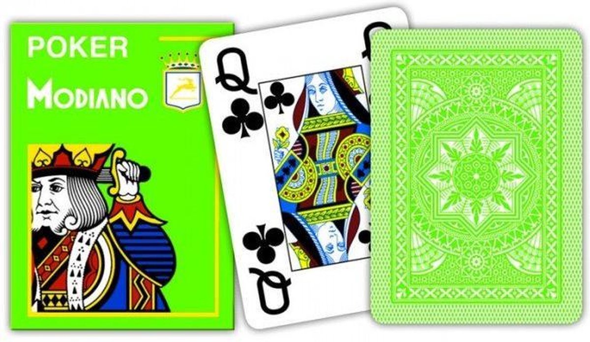 Modiano Cristallo met jumbo 4 index Licht Groen