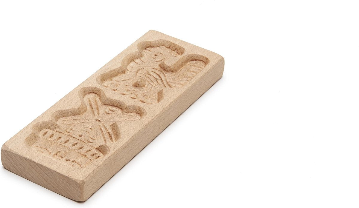 KitchenBasic Speculaasplank 2-fig. 20x8cm