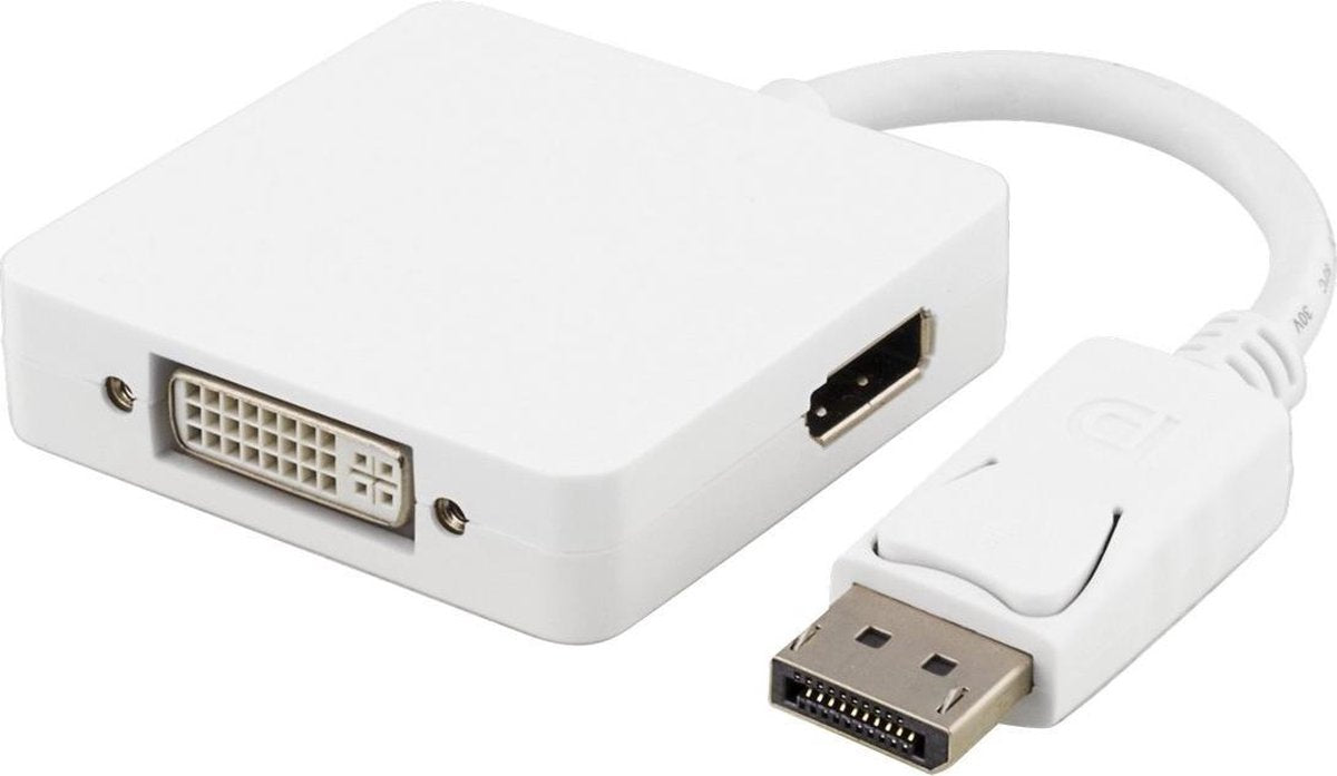 DELTACO DP-MULTI6 DisplayPort naar DVI / HDMI / DisplayPort adapter