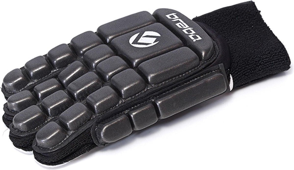 Brabo BP1064 Foam Glove F3 Indoor Sr. - Zaalhockeyhandschoen - Links - Maat L - Zwart