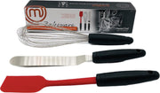 MasterChef bakset - Patisserieset - 3 Delig - Spatel - Garde en Glazuurspatel