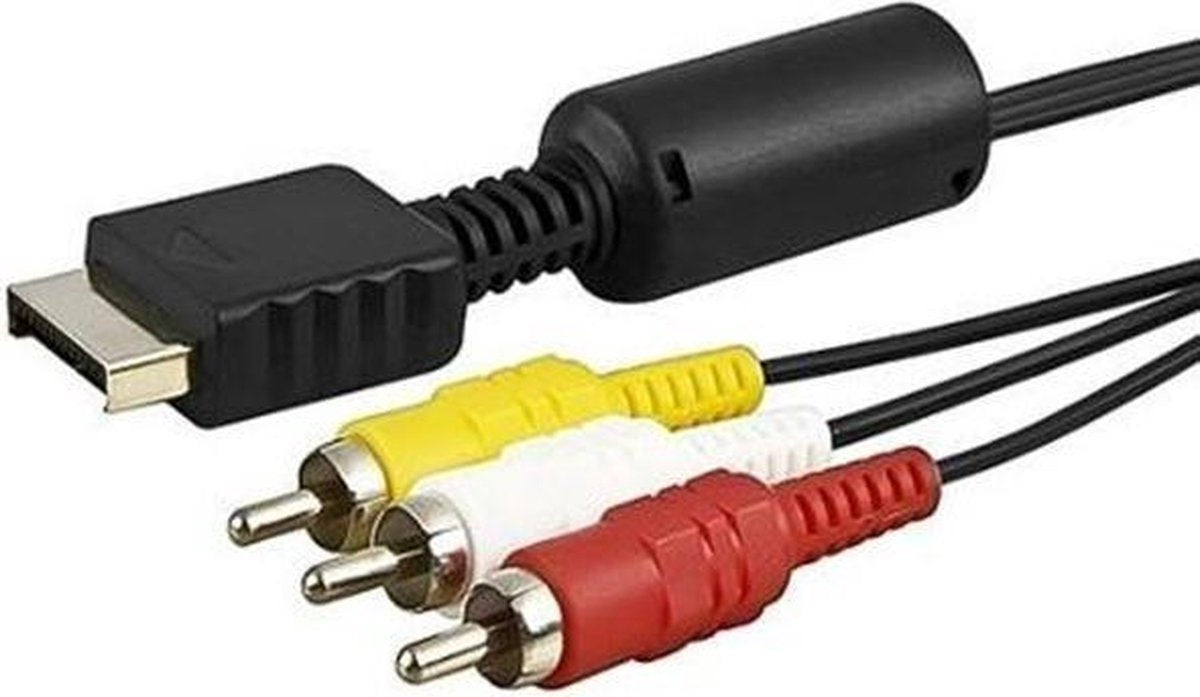 AV Audio-Video Kabel voor Playstation 1 2 & 3