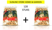 2 Zakken Fire Up Houtkrullen!!! (2 x 60 stuks)  - Milieu vriendelijk - CO2 Neutraal