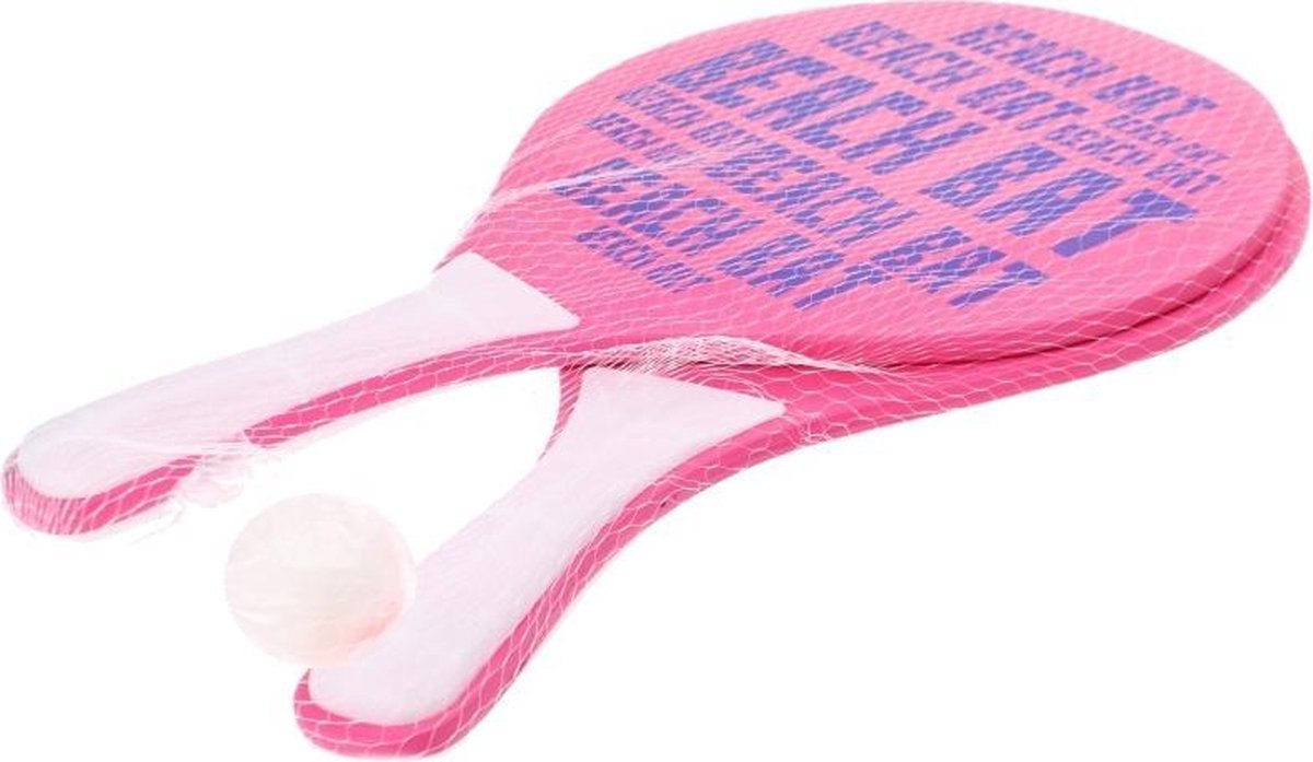 Toyrific Houten Beachballset Roze