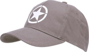 Fostex baseball cap Allied Star WWII grijs