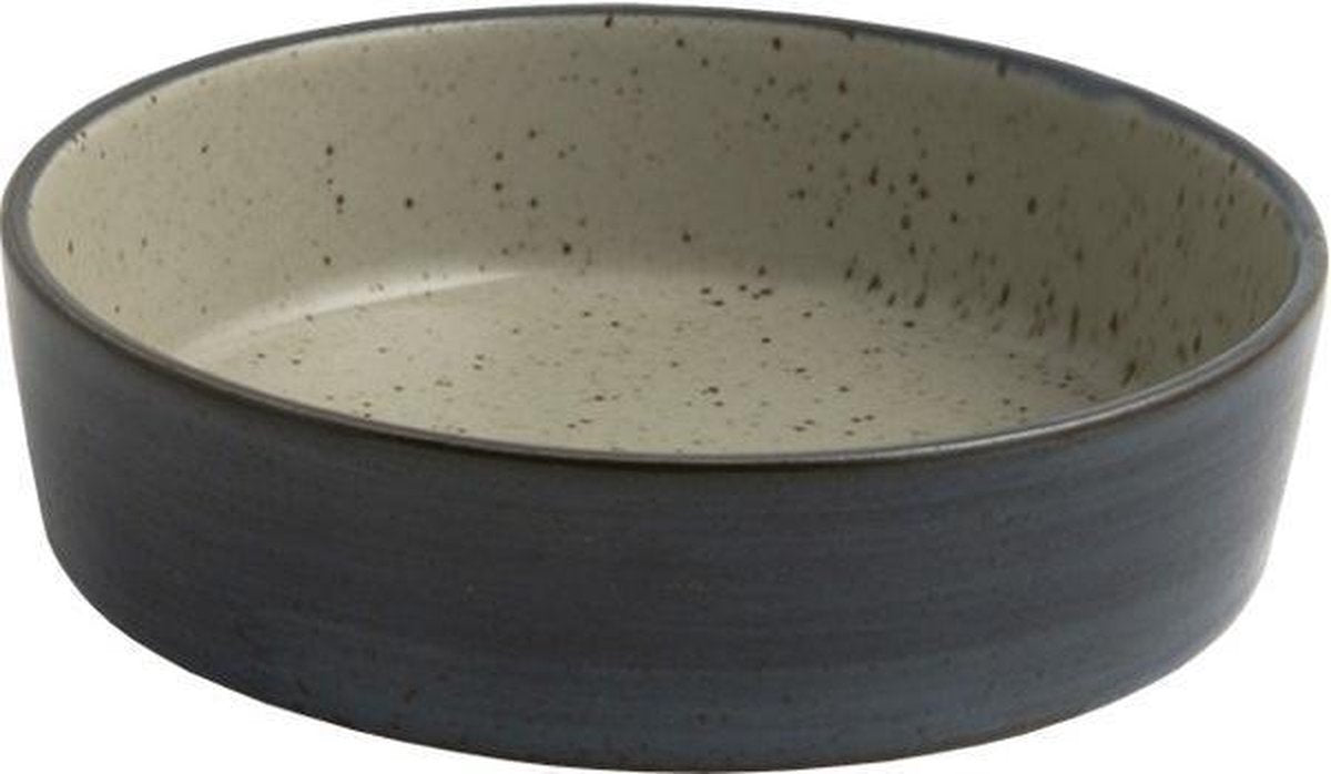 OSKAR LEA ontbijtkom 16 cm - set van 4 - donkerblauw / D16