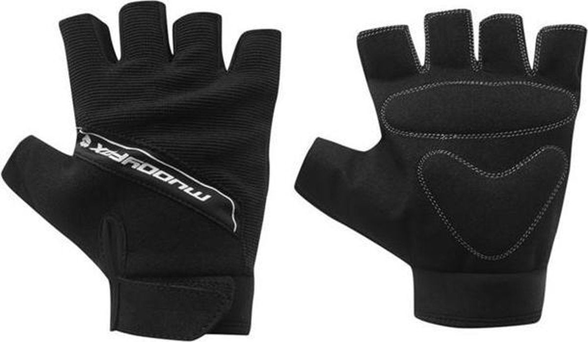 Muddyfox - padded fietshandschoenen - unisex - zwart - maat S