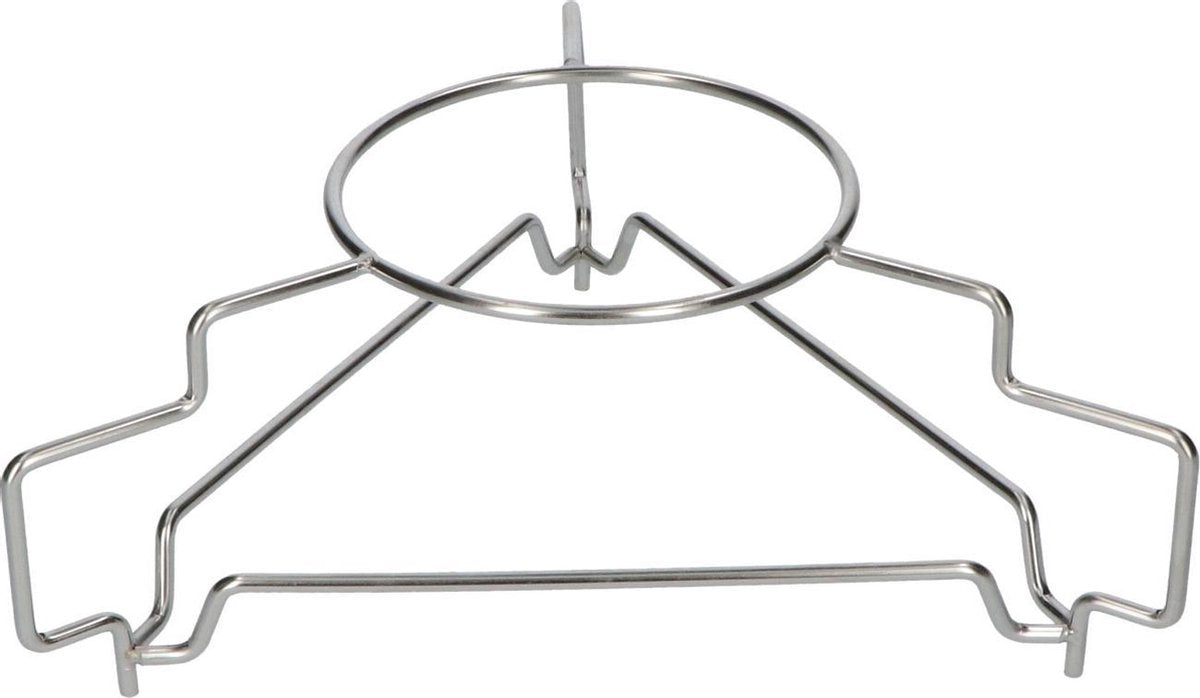 4cookz® Universeel RVS Kamado verhogingsrek voor 15/16" Kamado's