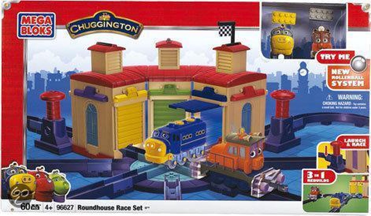 Mega Bloks Chuggington Remise - Constructiespeelgoed