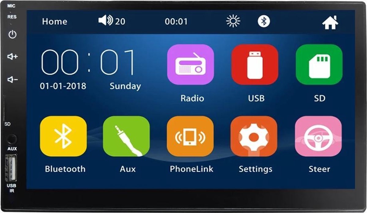 Universele Autoradio met Bluetooth