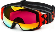 Briko Nyira Free Fighter Ski Goggles M BLACK ORNG FL-RM3 - Maat One size