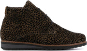 Waldlaufer Vrouwen Suède Luipaardprint Veterschoenen / Damesschoenen   379808 - Taupe - Maat 38.5