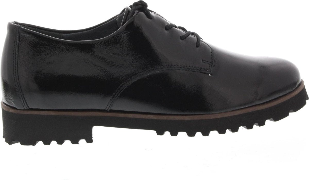 Dames Veterschoenen Waldlaufer 772001-143-001 H Elisa Zwart - Maat 7½