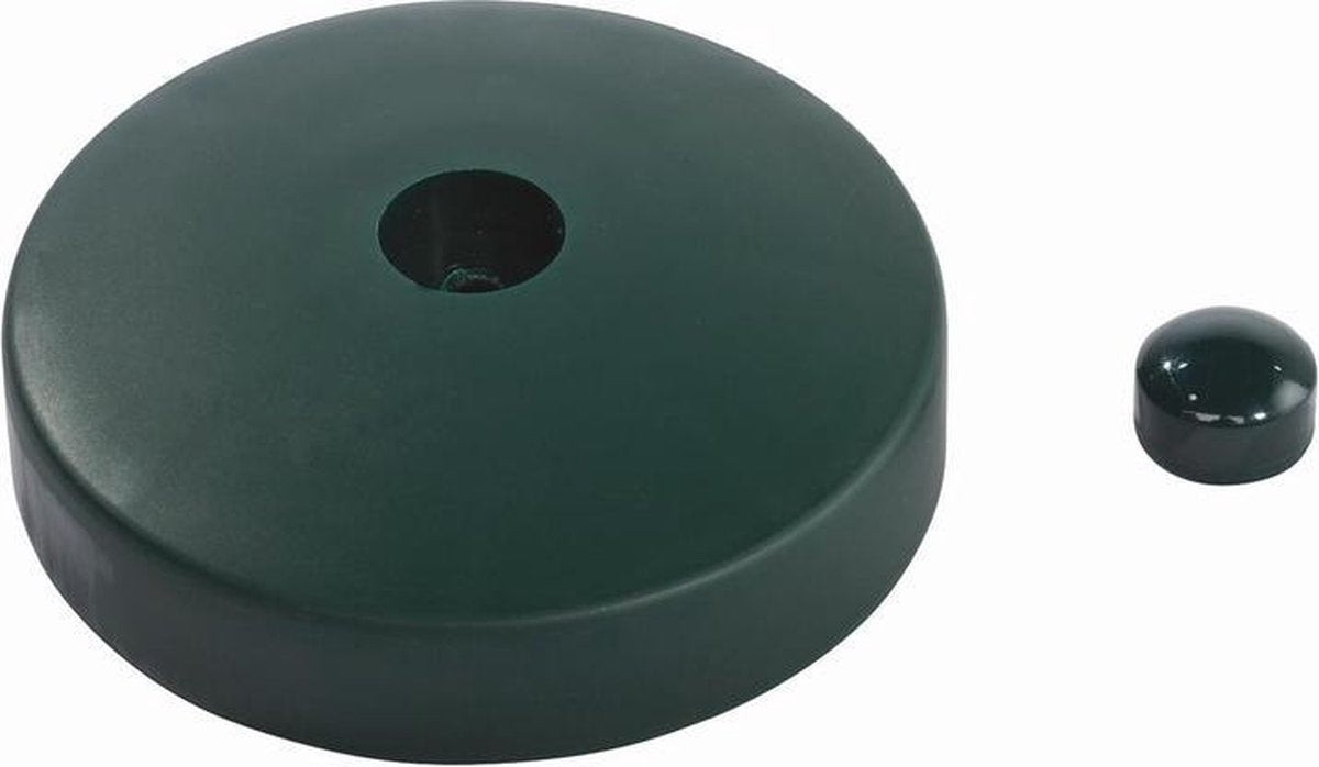 Paalornament Rond kunststof Ø100 mm Groen