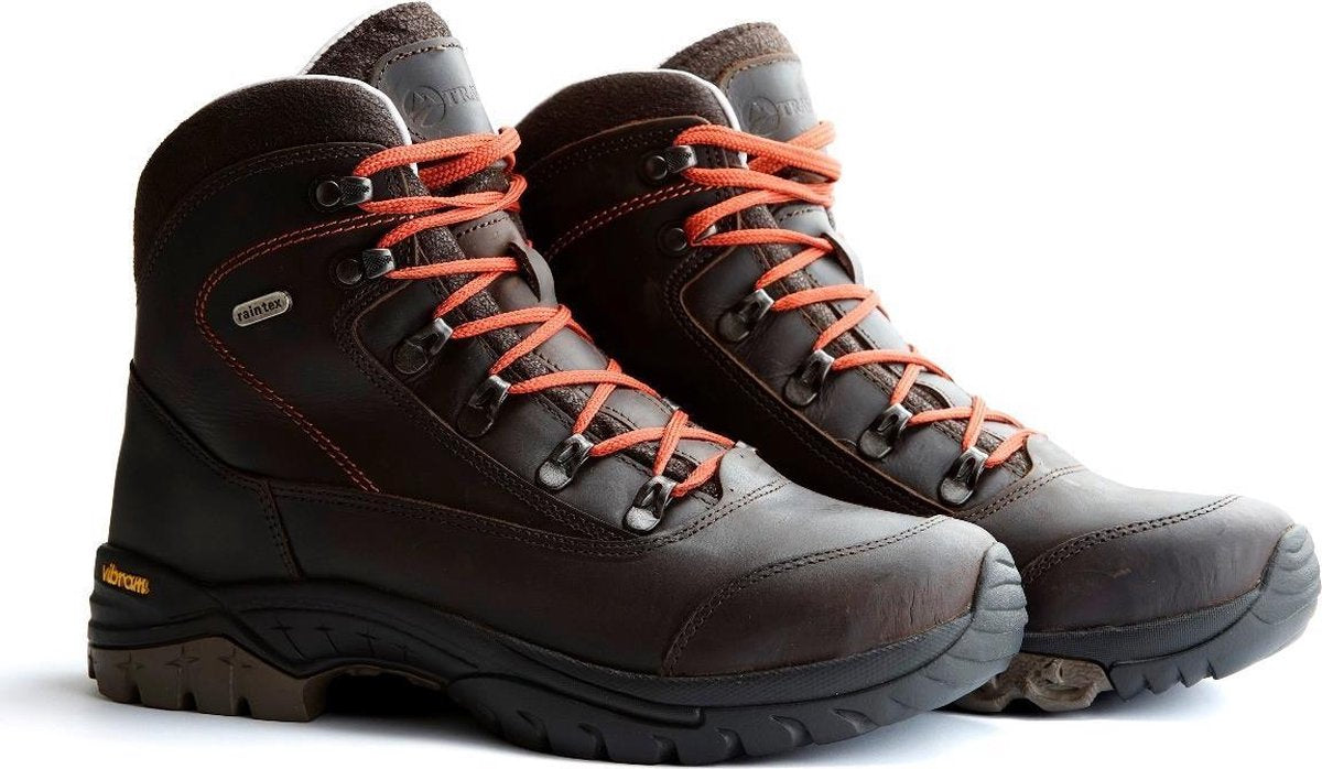 Travelin Aarhus Wandelschoenen Unisex - Donkerbruin - Maat 48